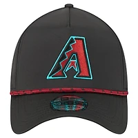 Men's New Era  Black Arizona Diamondbacks 39THIRTY A-Frame Perforated Flex Hat