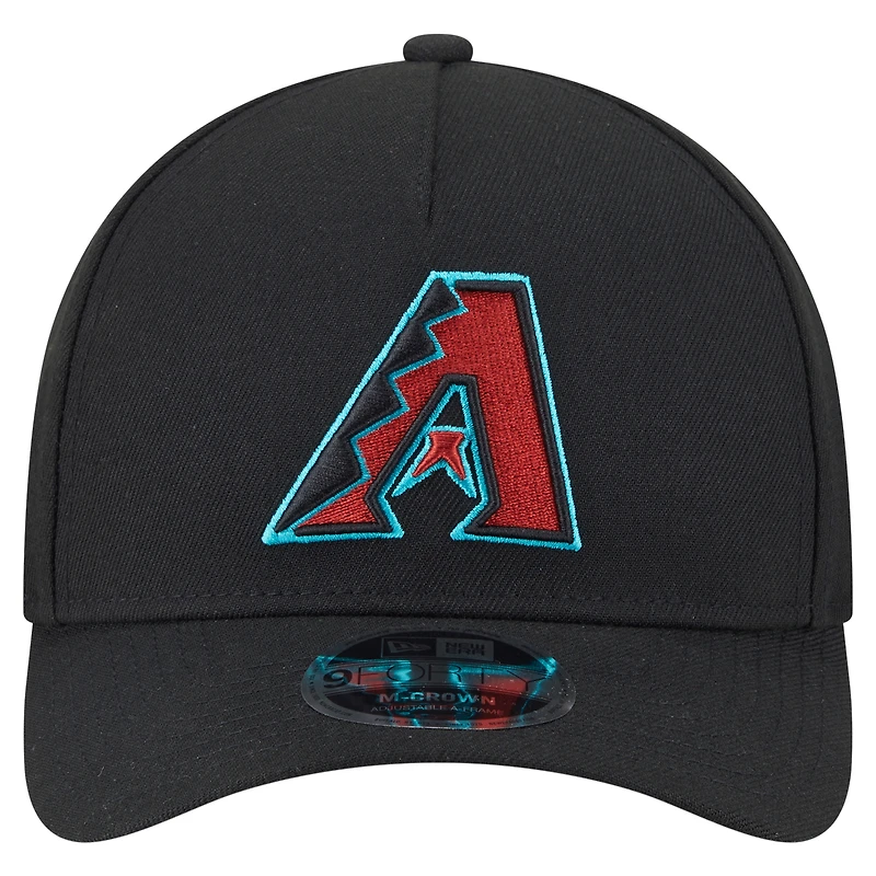 Casquette ajustable 9FORTY M-Crown des Arizona Diamondbacks de New Era pour homme, noire