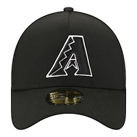 Casquette ajustée New Era Arizona Diamondbacks A-Frame 59FORTY noire pour homme