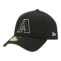 Casquette ajustée New Era Arizona Diamondbacks A-Frame 59FORTY noire pour homme