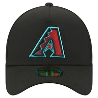 Men's New Era  Black Arizona Diamondbacks A-Frame 59FORTY Fitted Hat