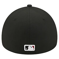 Men's New Era  Black Arizona Diamondbacks A-Frame 59FORTY Fitted Hat