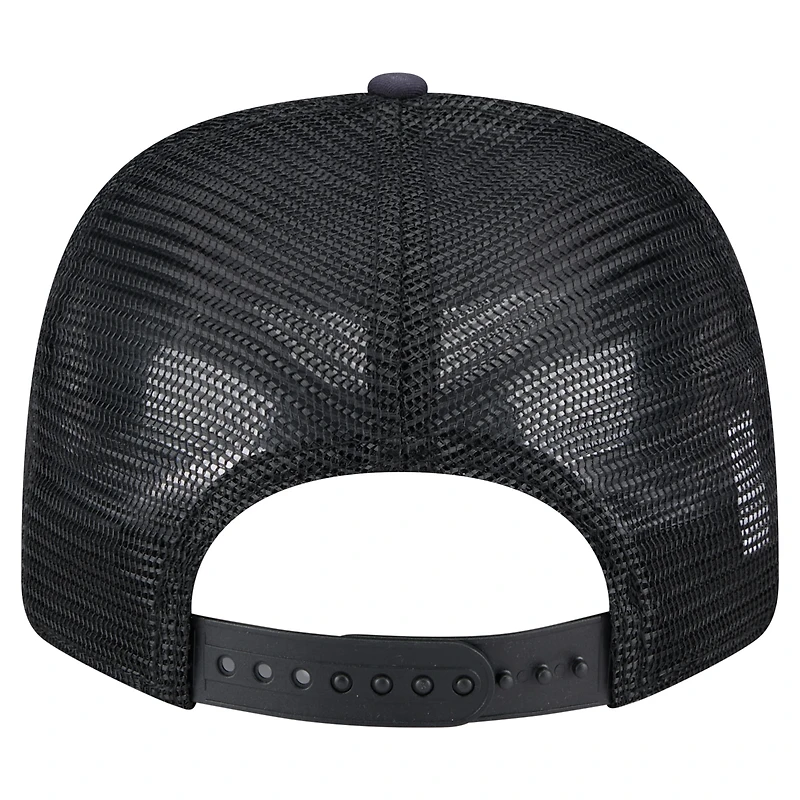 Men's New Era Black Arizona Diamondbacks Adventure Drinks Pattern 9SEVENTY Stretch-Snap Hat