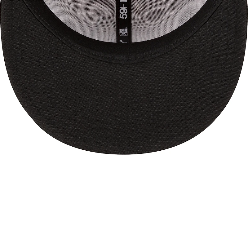 Casquette ajustée 59FIFTY sur le terrain de la collection authentique alternative des Diamondbacks l'Arizona New Era noire pour hommes