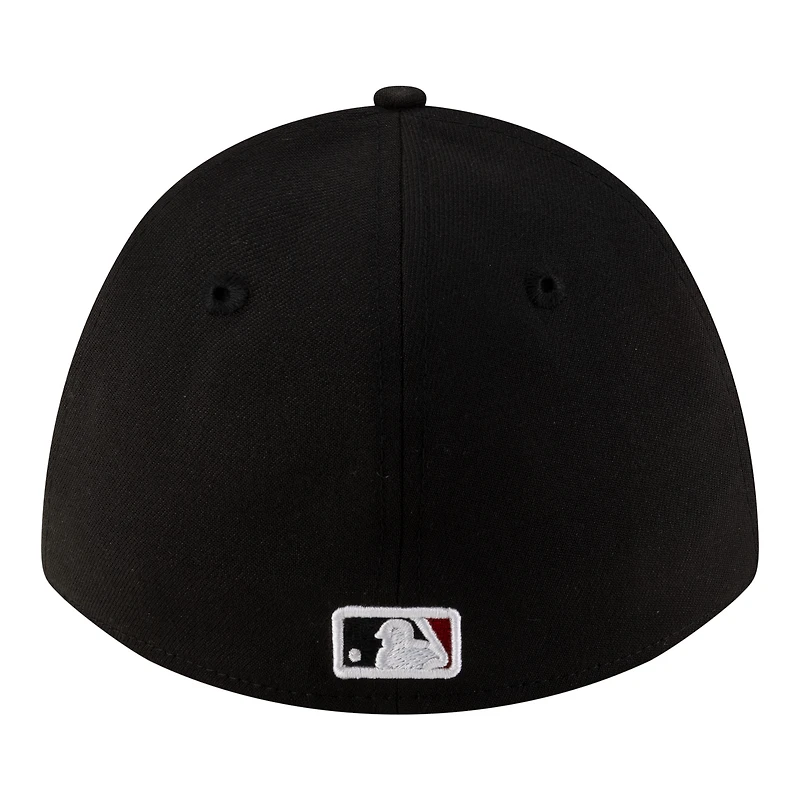 Men's New Era Black Arizona Diamondbacks Alternate Player Replica 39THIRTY M-Crown Flex Hat