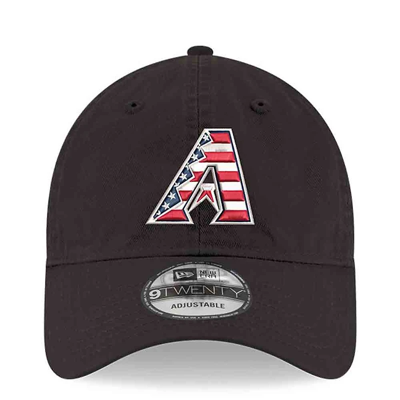Men's New Era Black Arizona Diamondbacks America 250 9TWENTY Adjustable Hat