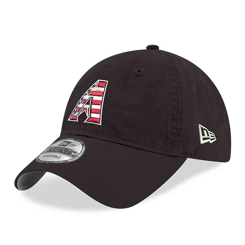 Men's New Era Black Arizona Diamondbacks America 250 9TWENTY Adjustable Hat