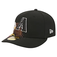 Casquette ajustée New Era Arizona Diamondbacks Americana à aigle chauve pré-courbé pour homme