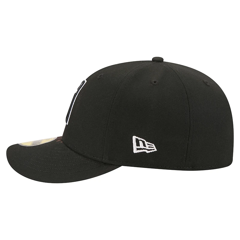 Men's New Era Black Arizona Diamondbacks Americana Bald Eagle Pre-Curved 59FIFTY Fitted Hat