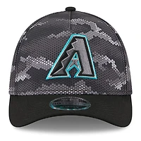 Men's New Era Black Arizona Diamondbacks Camo 39THIRTY A-Frame Flex Hat