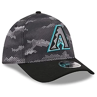 Men's New Era Black Arizona Diamondbacks Camo 39THIRTY A-Frame Flex Hat