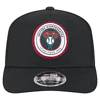 Casquette extensible à bouton-pression 9SEVENTY noire des Diamondbacks de l'Arizona pour homme de New Era