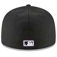 Casquette ajustée 59FIFTY en laine noire de la collection Cooperstown des Diamondbacks l'Arizona New Era pour homme