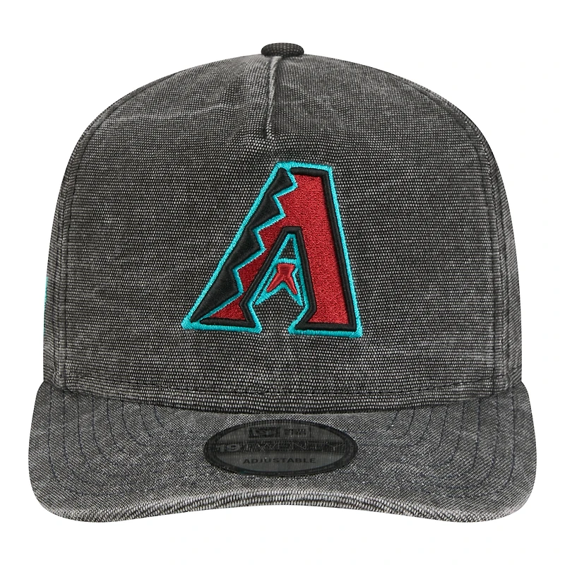Casquette ajustable New Era Arizona Diamondbacks Denim Classic 19TWENTY noire pour homme