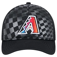 Men's New Era Black Arizona Diamondbacks Gradient 9FORTY A-Frame M-Crown Trucker Adjustable Hat