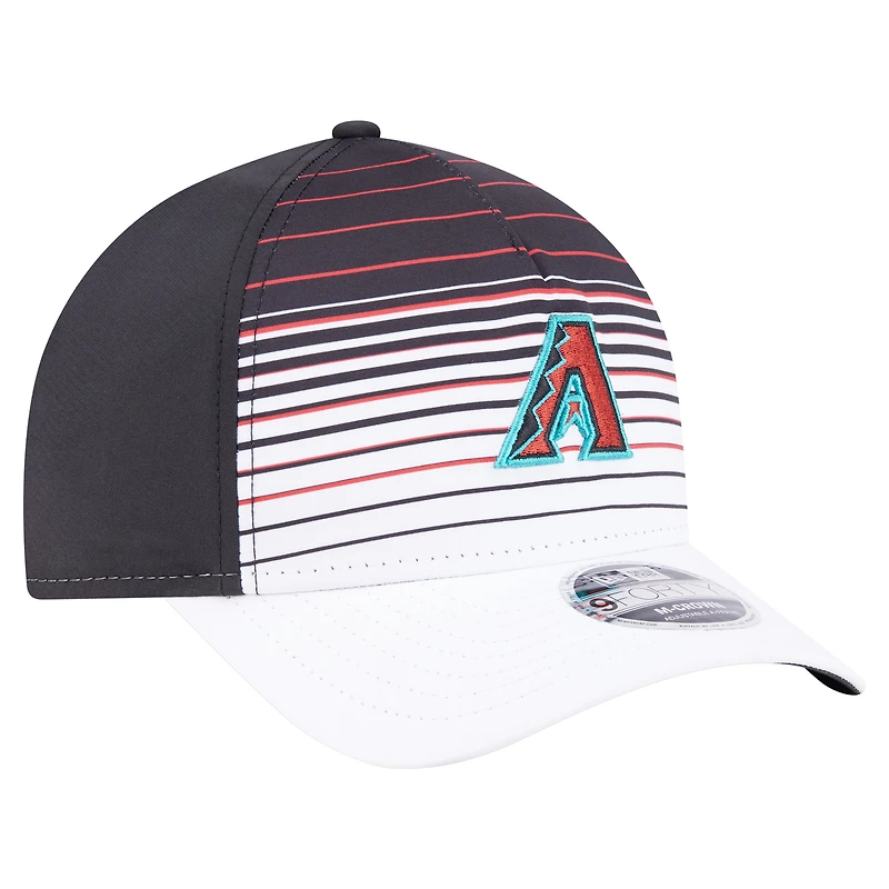Casquette ajustable 9FORTY M-Crown noire Arizona Diamondbacks de New Era pour homme