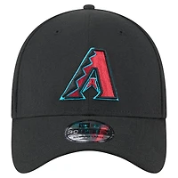 Casquette 39THIRTY Flex noire avec logo des Diamondbacks de l'Arizona pour homme New Era