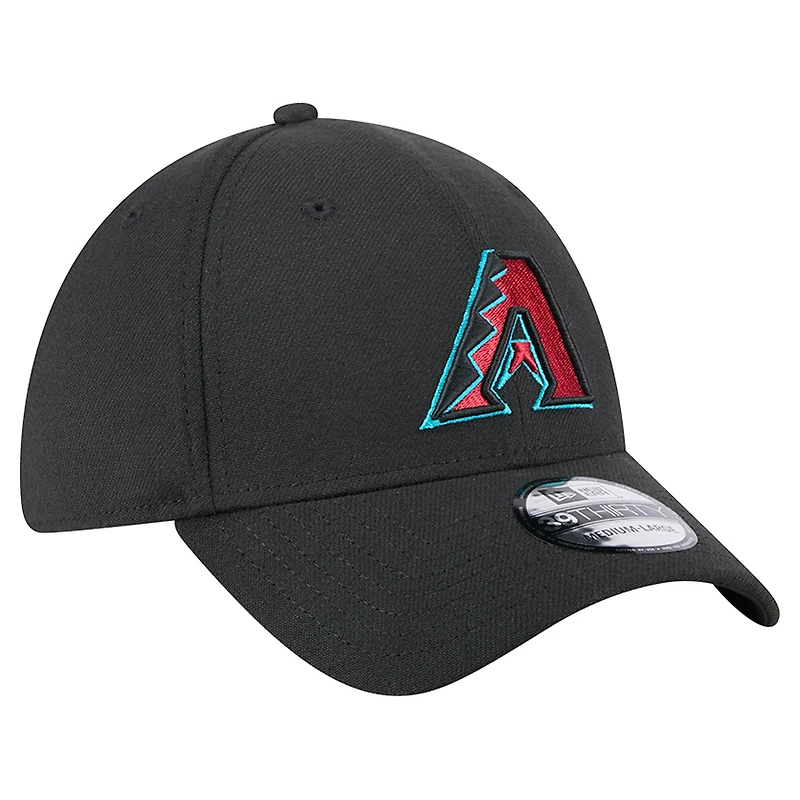Men's New Era Black Arizona Diamondbacks Logo 39THIRTY Flex Hat