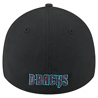 Men's New Era Black Arizona Diamondbacks Logo 39THIRTY Flex Hat