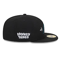 Casquette ajustée New Era 59FIFTY noire pour homme, motif Looney Tunes Bugs Bunny, Arizona Diamondbacks
