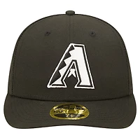 Men's New Era Black Arizona Diamondbacks Low Profile 59FIFTY Fitted Hat