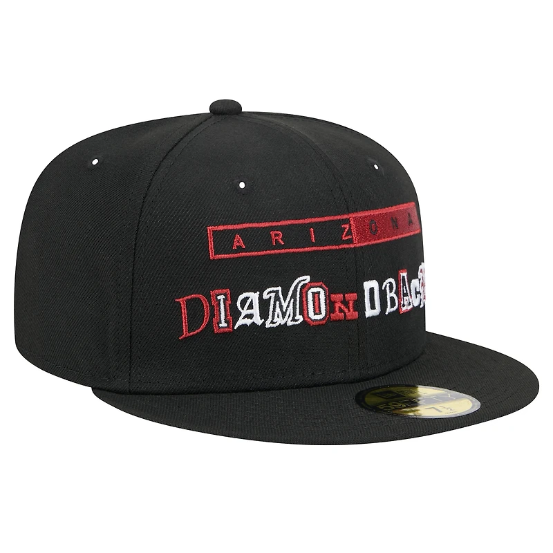 Casquette ajustée Ransom 59FIFTY des Diamondbacks de l'Arizona New Era pour homme
