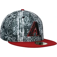 Men's New Era Black Arizona Diamondbacks Sands 59FIFTY Fitted Hat