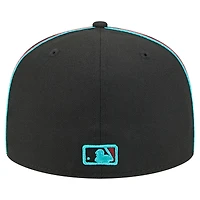 Men's New Era Black Arizona Diamondbacks Soutache 59FIFTY Fitted Hat