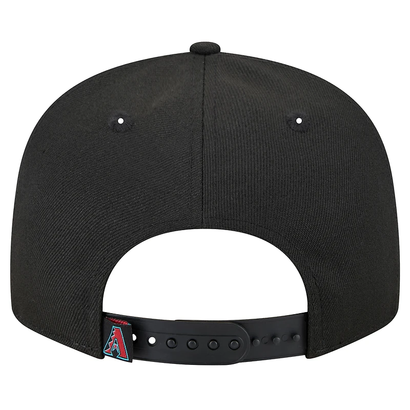 Men's New Era Black Arizona Diamondbacks Splatter 9FIFTY Snapback Hat