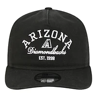 Casquette ajustable New Era Arizona Diamondbacks Stacked 19TWENTY noire pour homme