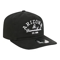 Men's New Era Black Arizona Diamondbacks Stacked 19TWENTY Adjustable Hat