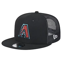 Casquette Snapback 9FIFTY noire New Era pour homme, couleur équipe des Arizona Diamondbacks