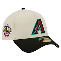 Casquette ajustée New Era Arizona Diamondbacks 59FORTY crème pour homme