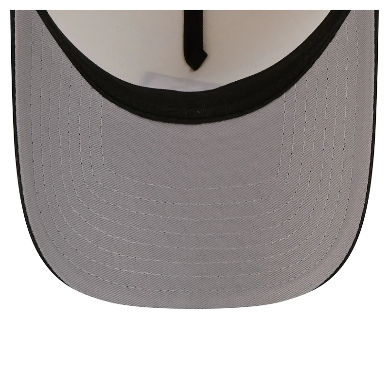 Men's New Era  Cream Arizona Diamondbacks Chrome A-Frame 59FORTY Fitted Hat