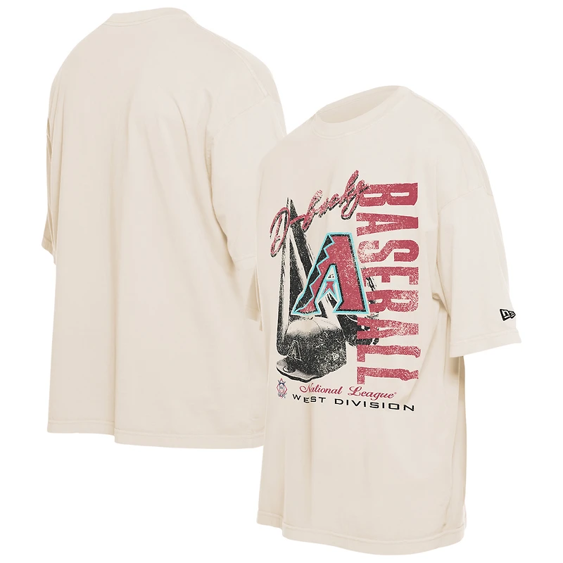 T-shirt surdimensionné à imprimé rétro pour homme de la collection Cooperstown des Diamondbacks l'Arizona New Era