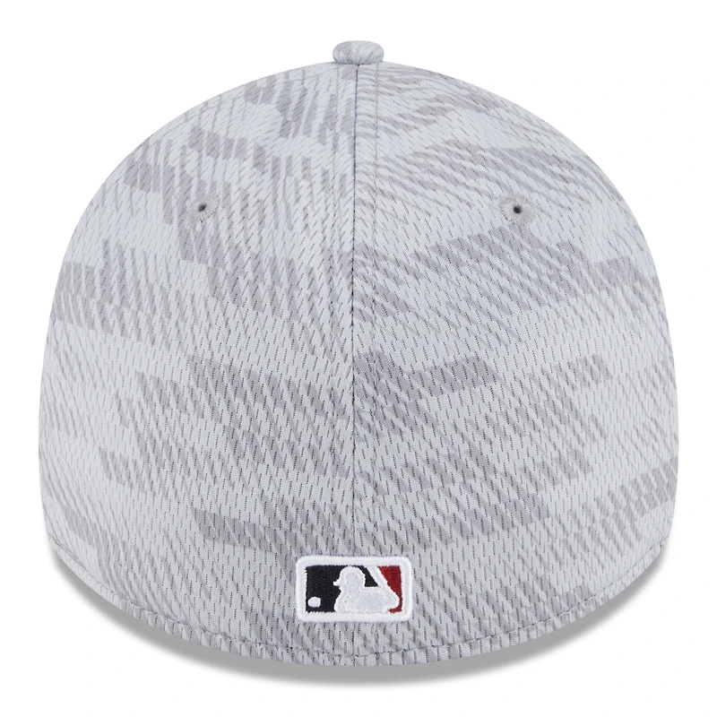 Men's New Era Gray Arizona Diamondbacks 2025 MLB Clubhouse 39THIRTY Flex Hat