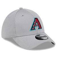 Men's New Era Gray Arizona Diamondbacks Active Pivot 39THIRTY Flex Hat
