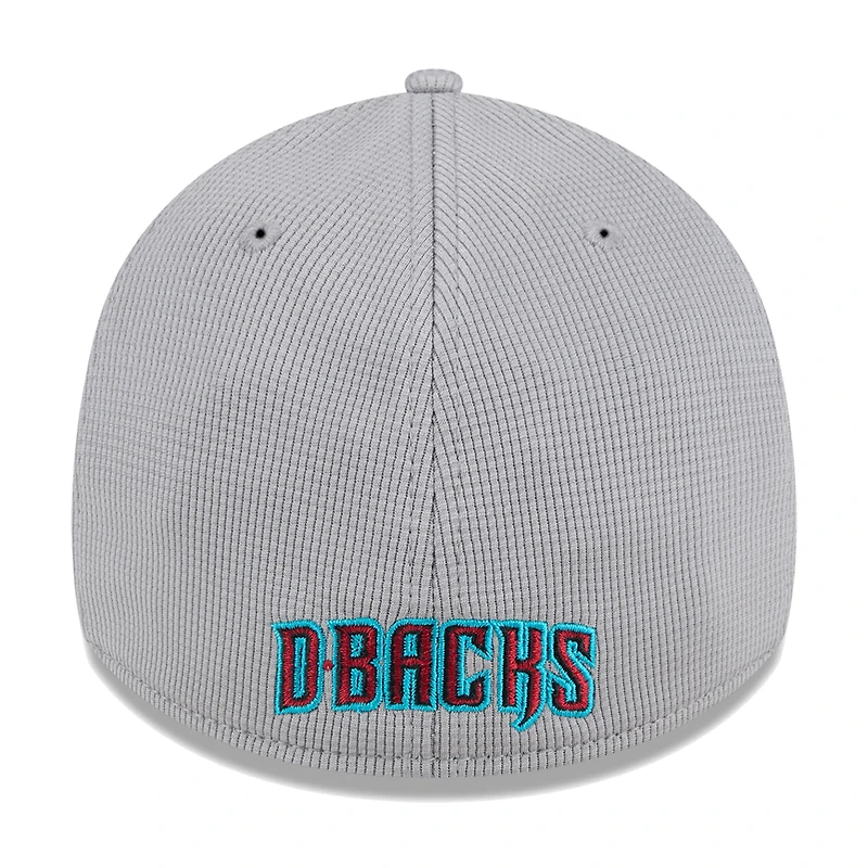 Men's New Era Gray Arizona Diamondbacks Active Pivot 39THIRTY Flex Hat