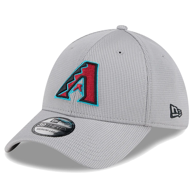 Men's New Era Gray Arizona Diamondbacks Active Pivot 39THIRTY Flex Hat