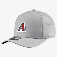 Casquette ajustable New Era Arizona Diamondbacks grise à micro-logo 9FORTY M-Crown A-Frame pour homme