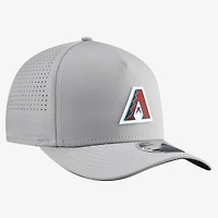 Casquette ajustable New Era Arizona Diamondbacks grise à micro-logo 9FORTY M-Crown A-Frame pour homme
