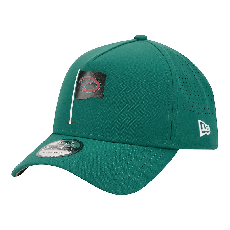 Men's New Era Green Arizona Diamondbacks Pin Seeker 9FORTY A-Frame Adjustable Hat
