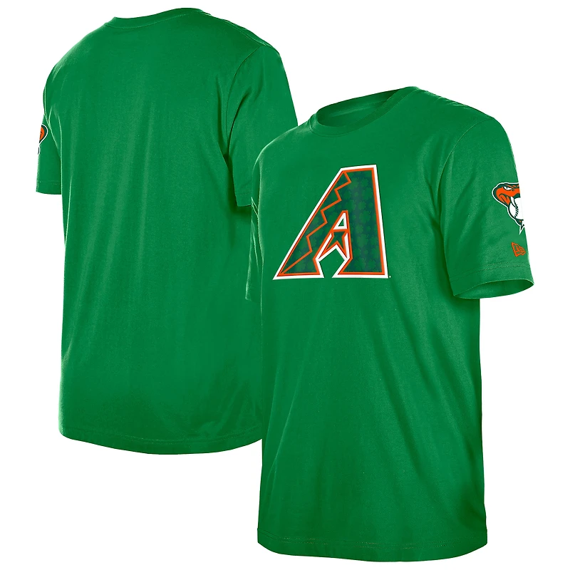 Men's New Era  Kelly Green Arizona Diamondbacks St. Patrick's Day Shamrock Fill T-Shirt