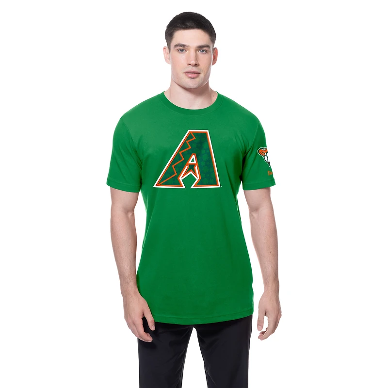 Men's New Era  Kelly Green Arizona Diamondbacks St. Patrick's Day Shamrock Fill T-Shirt