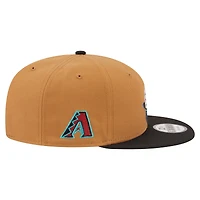 Casquette snapback New Era 9FIFTY kaki/noir pour homme, Arizona Diamondbacks, motif crème glacée