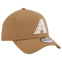 Casquette réglable kaki Arizona Diamondbacks A-Frame 9FORTY New Era pour hommes