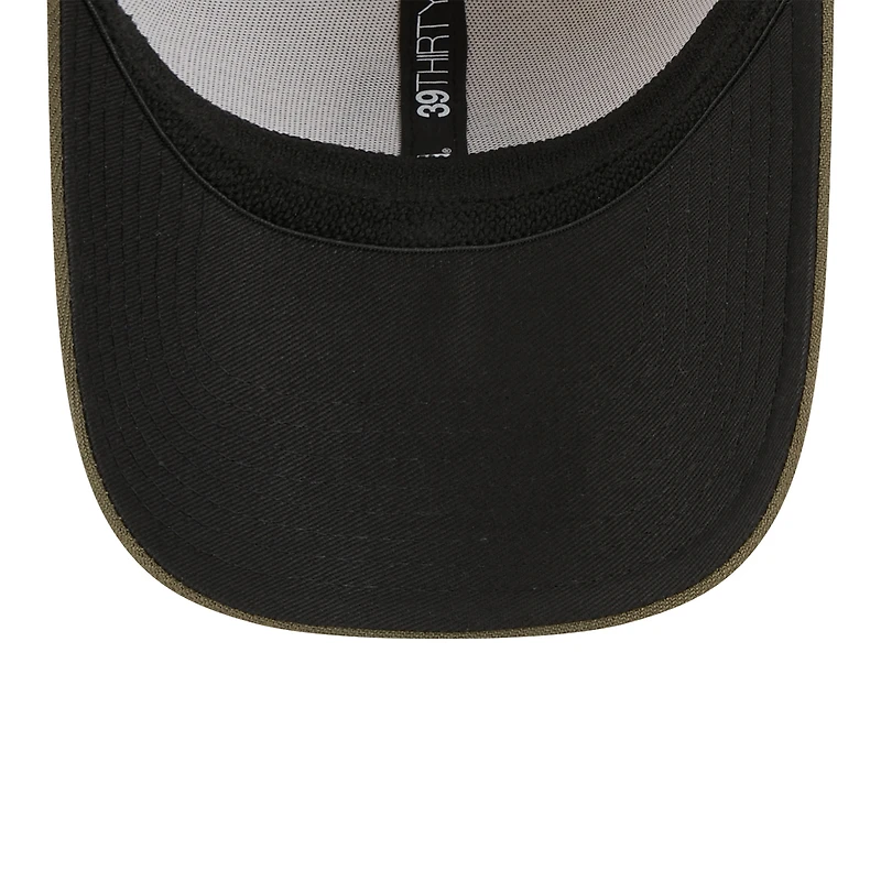 Men's New Era Light Beige/Olive Arizona Diamondbacks 2025 Armed Forces Day 39THIRTY Flex Hat