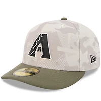 Casquette ajustée 59FIFTY pour homme, beige clair/olive, Arizona Diamondbacks 2025 Armed Forces Day