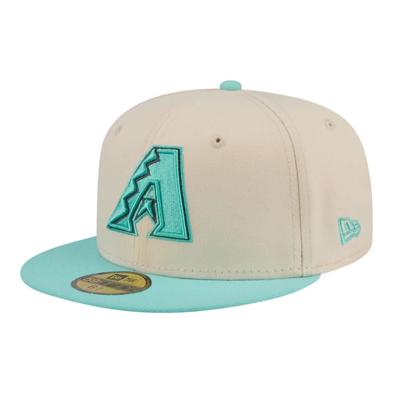 Men's New Era Turquoise/Charcoal Arizona Diamondbacks Two-Tone Color Pack 59FIFTY Fitted Hat