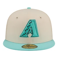Men's New Era Turquoise/Charcoal Arizona Diamondbacks Two-Tone Color Pack 59FIFTY Fitted Hat